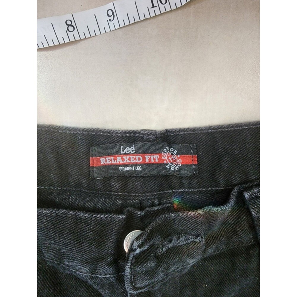 Lee Men’s Jeans Relaxed Fit Straight Leg Black 40x32